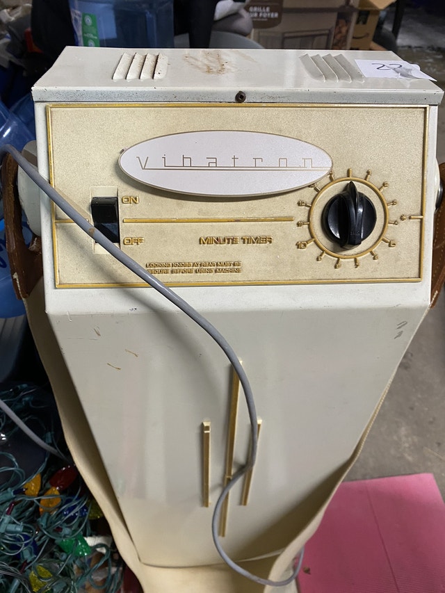 Vibatron model 1010 vintage vibration belt machine working - photo 4