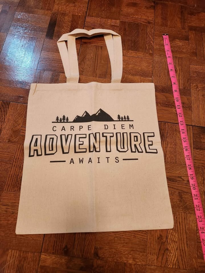 Tote bag - Carpe Diem Adventure Awaits