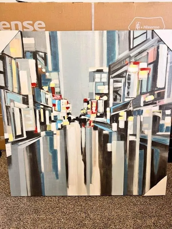 Large stretched canvas wall art