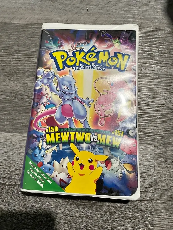 Pokémon the first movie: mew two vs mew VHS!
