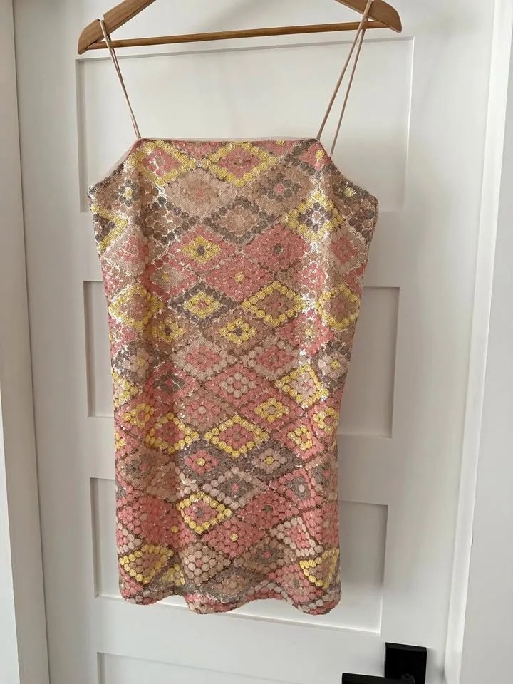 Mango sequined size M/L dress $50