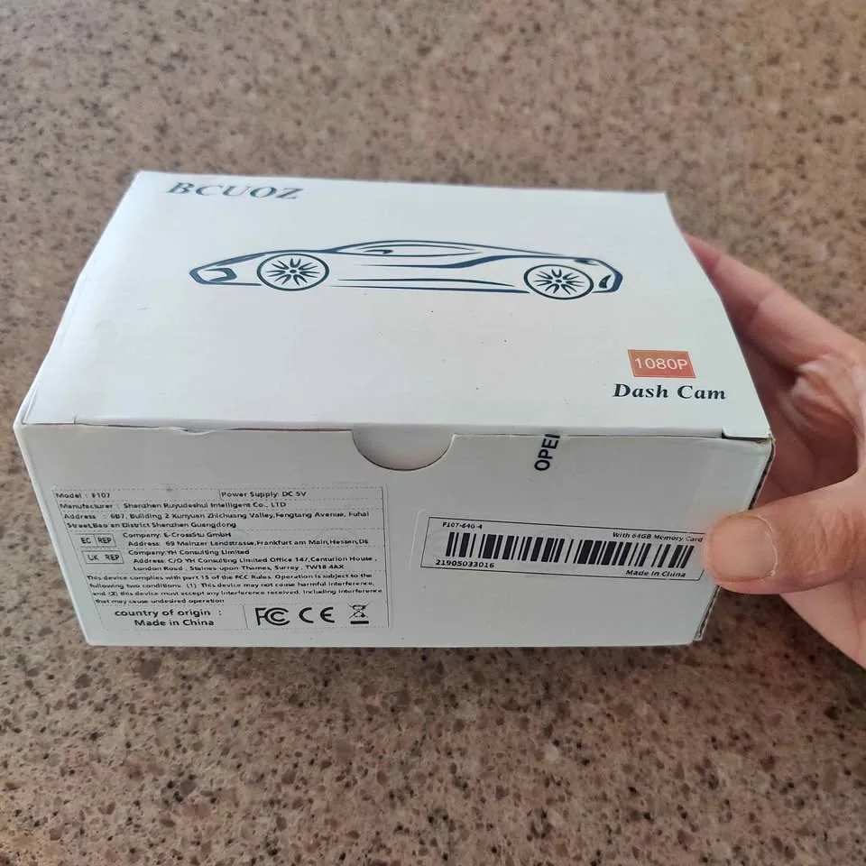 4-channel dash camera 1080P with 64G card