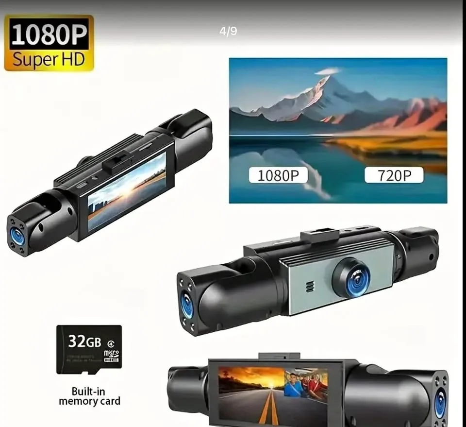 Brand new dash cam 4 cameras 1080P with 64G card *IF AD IS UP IT