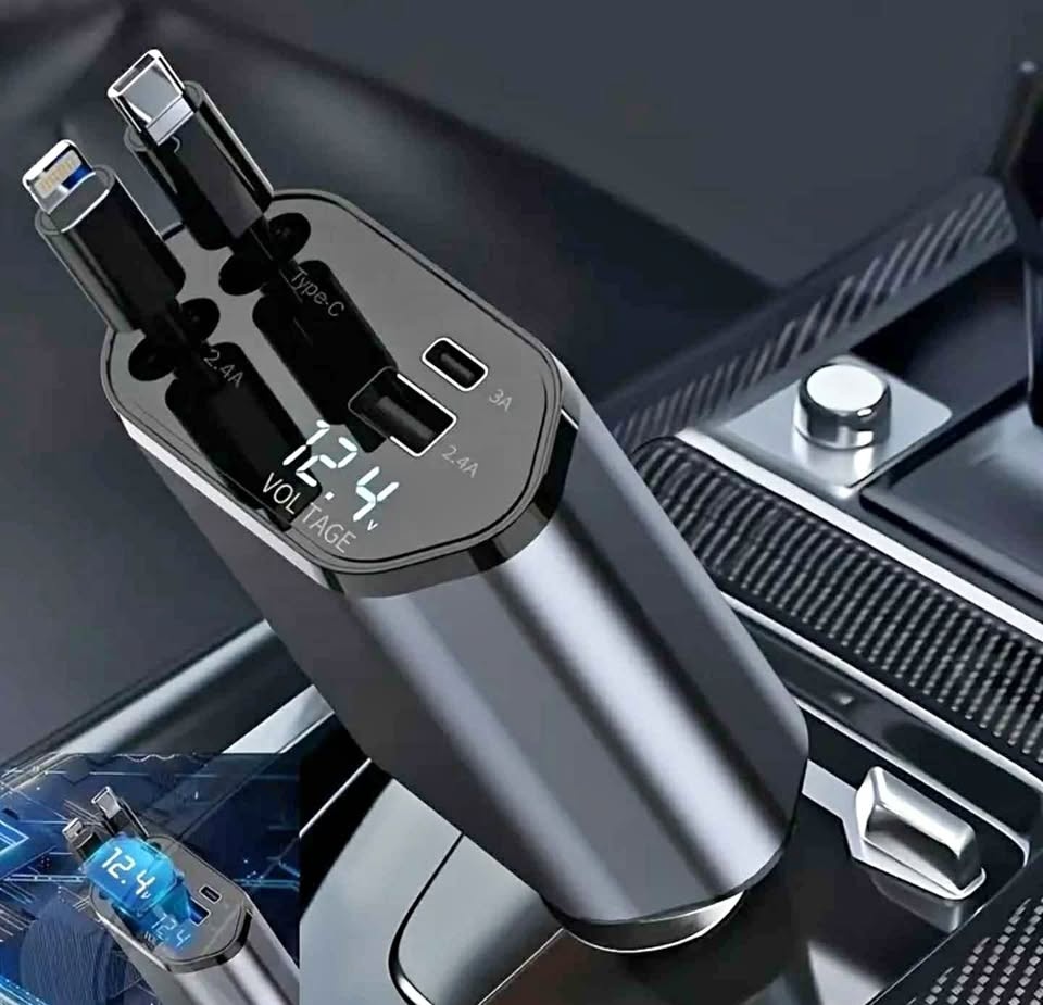 brandnew 4-in-1 Car Phone Charger<IF AD IS UP ITS AVAILABLE>