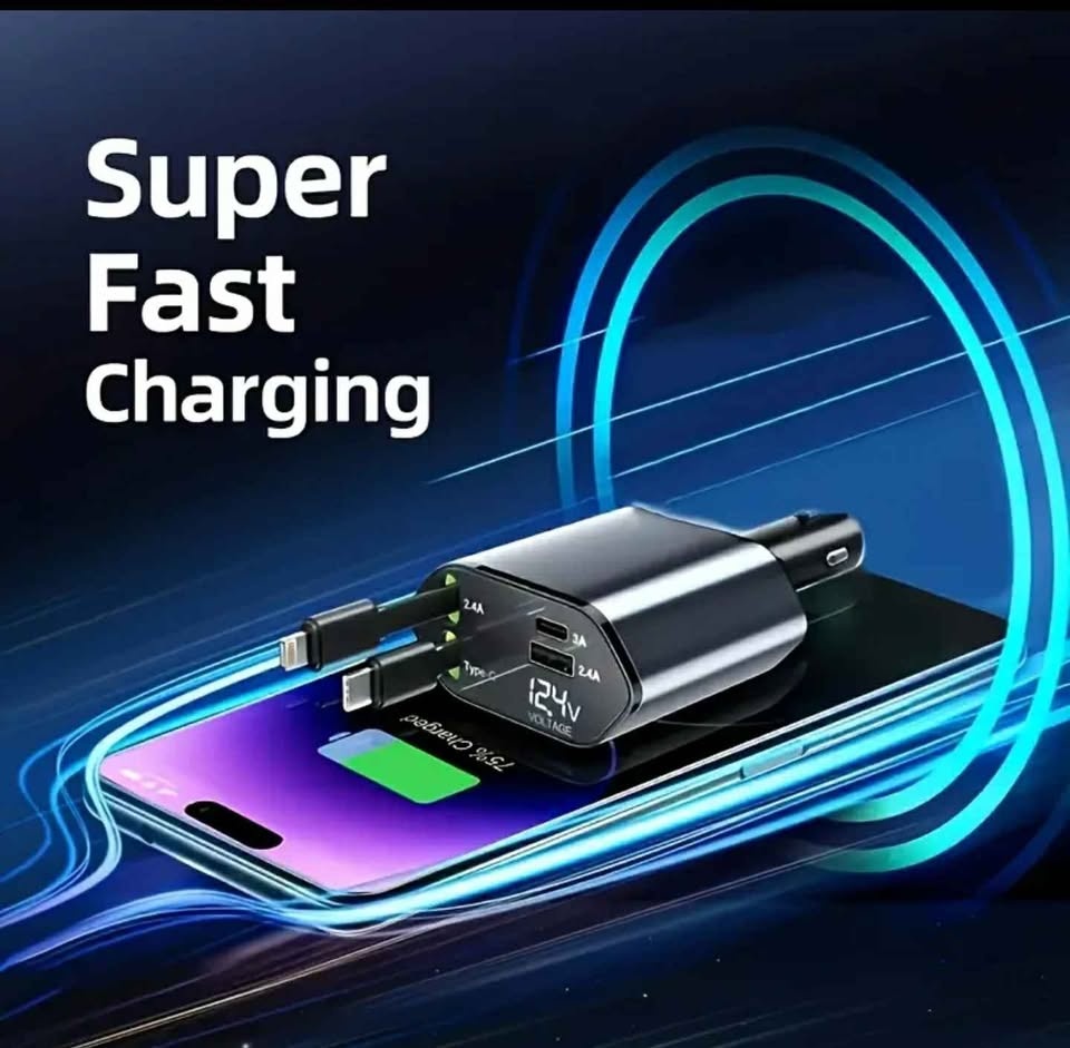 brandnew 4-in-1 Car Phone Charger<IF AD IS UP ITS AVAILABLE> - photo 3