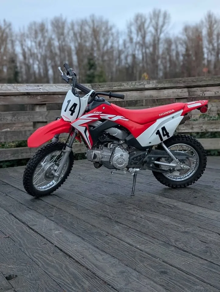 2021 Honda CRF 110 dirt bike mint condition image indicator(3)