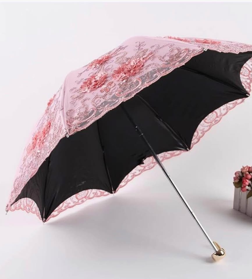 Lace Parasols for Wedding Party Lace Bridal Umbrella - photo 2
