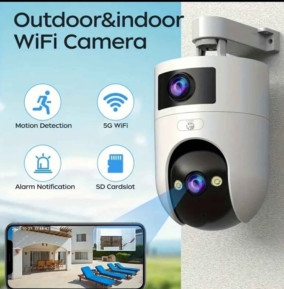 Brand new Dual-Lens security cameras outdoor home security with - photo 2