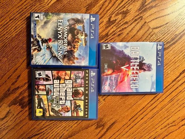 PS4 Games: GTA 5, Battlefield 5, Immortals Fenyx Rising