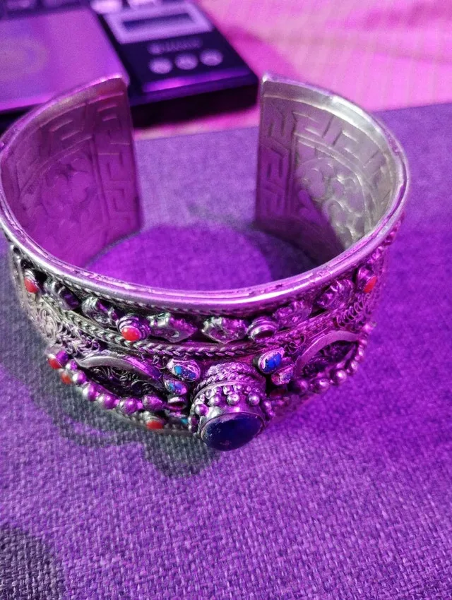 Sterling silver cuff