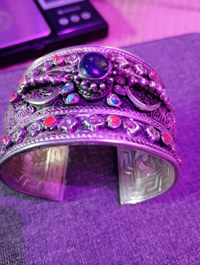 Sterling silver cuff image indicator(3)