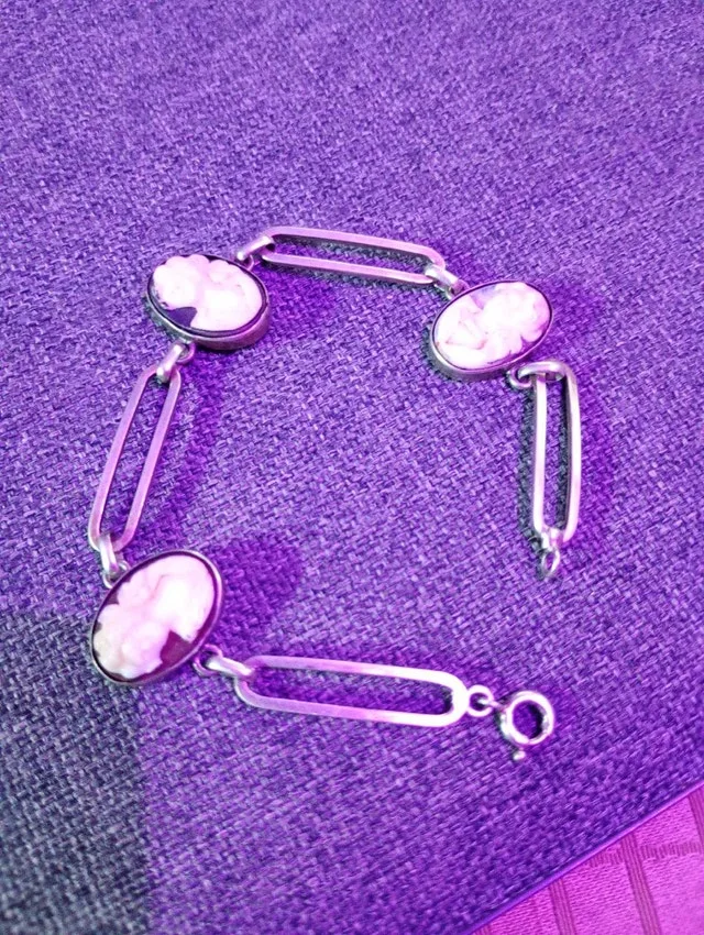 sterling silver bracelet.