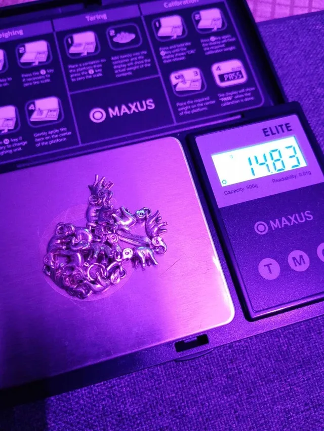 sterling silver elephant bracelet image indicator(2)