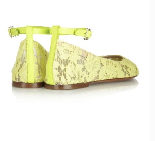 Valentino Lace Ballet Flats NWB Size 37 MSRP $975 - photo 4