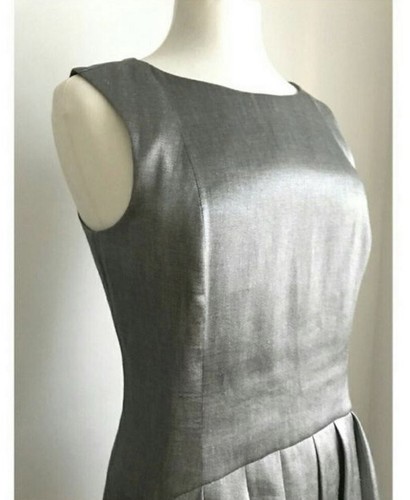 Theory theyskens’ theory Silver Dress NEW Size US 4 EU 38 MSRP $ - photo 3