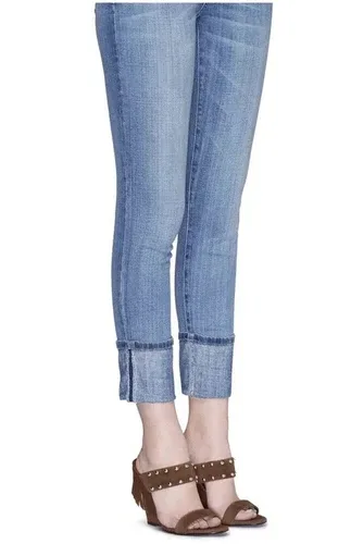 Giuseppe Zanotti Taline Stud Suede Wedge Sandals NWB NEW image indicator(3)