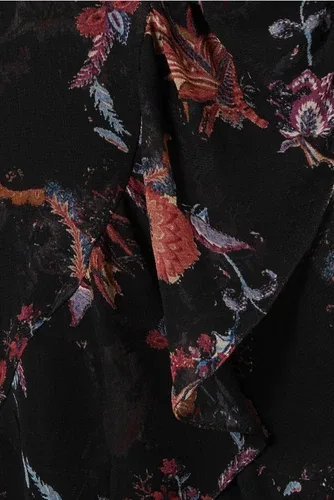 IRO Ruffled Printed Georgette Mini Dress Size 38 / 6 MSRP $430 N image indicator(5)