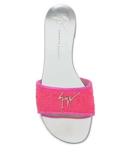 Giuseppe Zanotti Pink Sequin Sandals Size 36 NEW NWB - photo 2