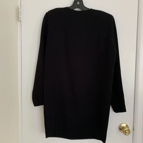 IRO Crepe Mini Black Dress Size 6 MSRP $420 NEW image indicator(7)