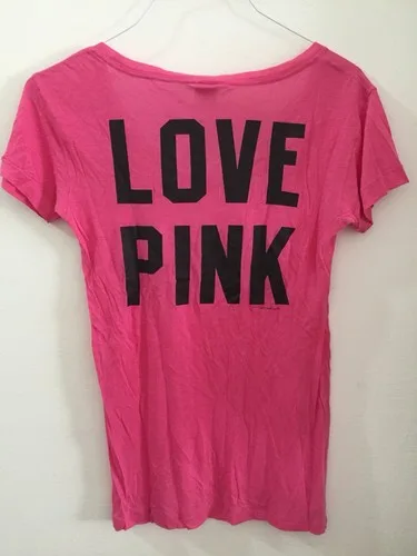 Victorias Secret PINK T-Shirt with Lace Pocket