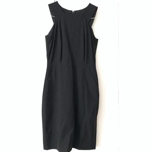 J. Crew Sleeveless Shift Career Dress Stretch Dress Size 0 image indicator(2)