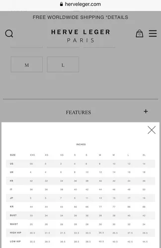 Herve Leger Contrast Strap V-Neck Bandage Dress Size Large MSRP image indicator(8)