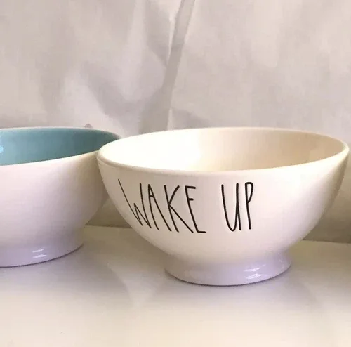 RAE DUNN Relax , Wake Up , Blessed Bowls BRAND - Price Per 1 image indicator(3)