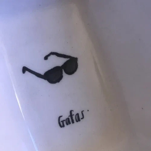 Rae Dunn Gafas Flamenco Snack Tray Ceramic Duo image indicator(4)