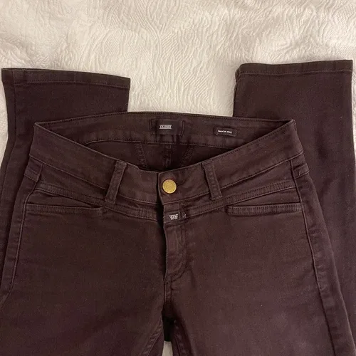 Closed Low Rise Straight Leg Brown Jeans Size 26 image indicator(5)