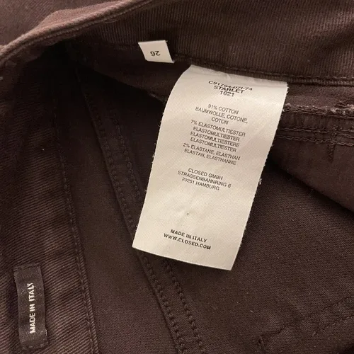 Closed Low Rise Straight Leg Brown Jeans Size 26 image indicator(7)