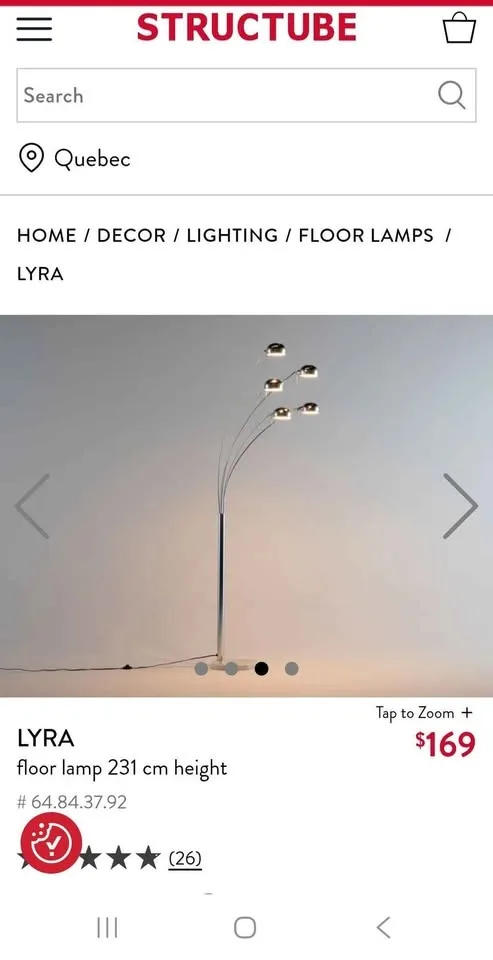 Structube Floor Lamp image indicator(2)