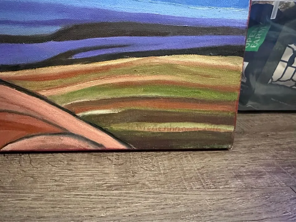 Painting on canvas image indicator(2)