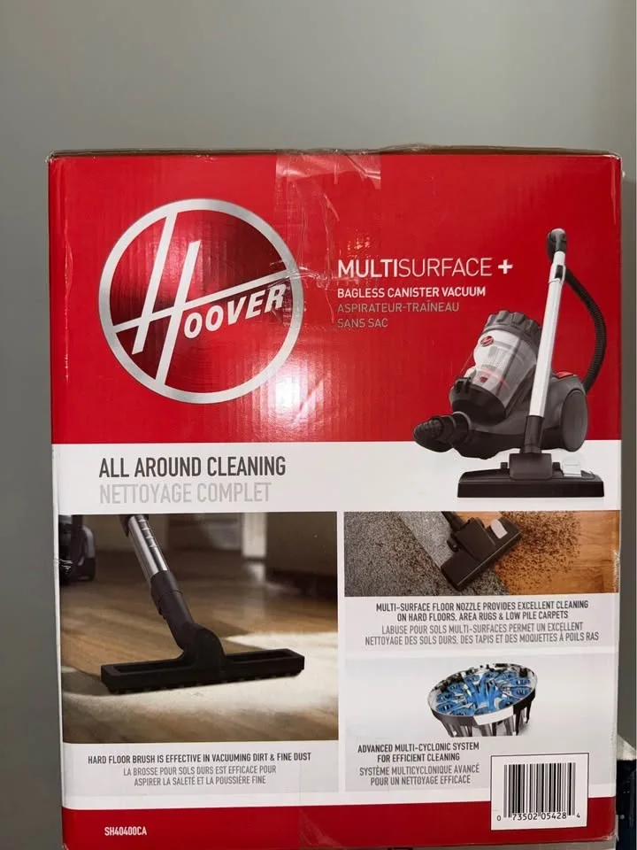🧹 Hoover MultiSurface+ Bagless Canister Vacuum – Like New! image indicator(2)