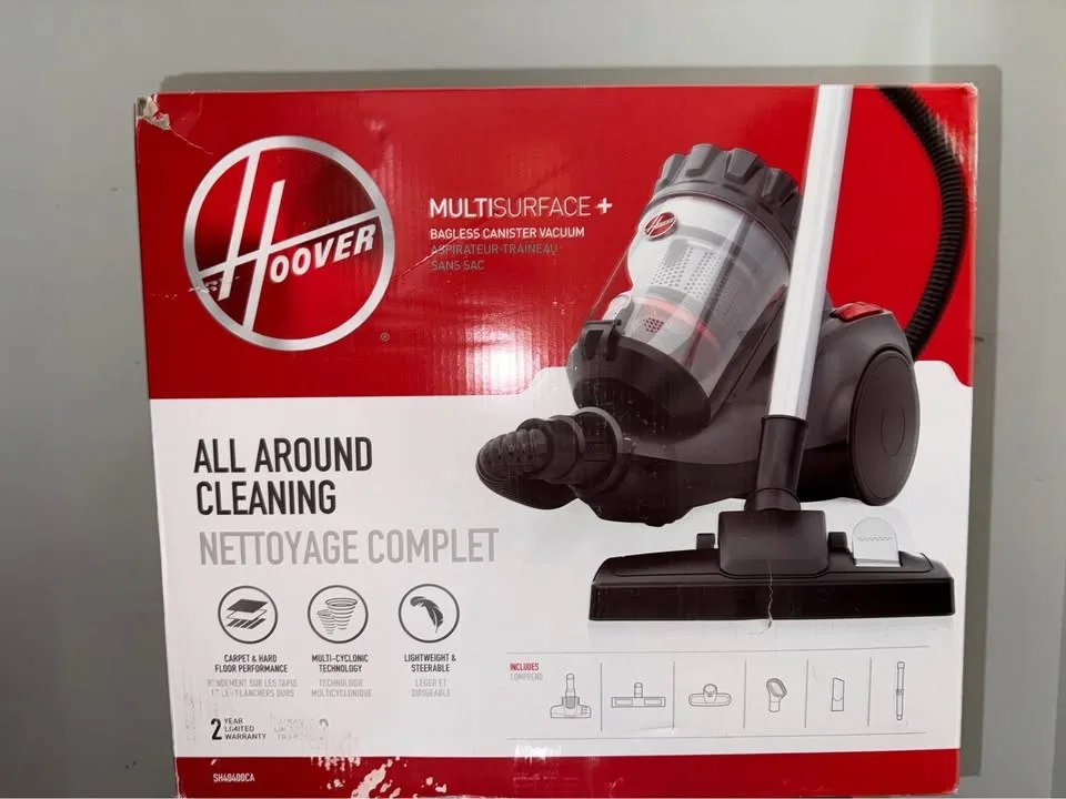 🧹 Hoover MultiSurface+ Bagless Canister Vacuum – Like New! image indicator(4)