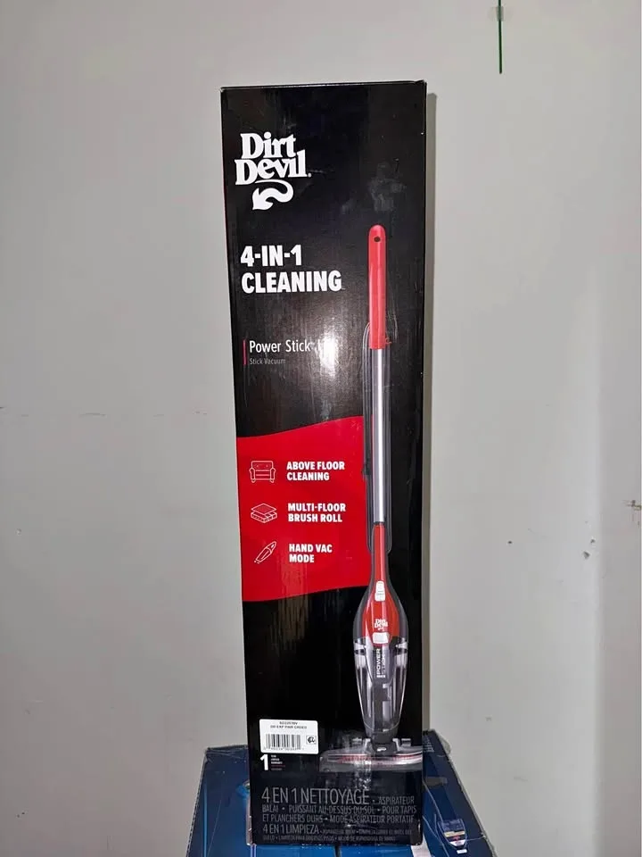 Dirt Devil Power Stick – 4-in-1 Cleaning Vacuum (Brand New in Bo