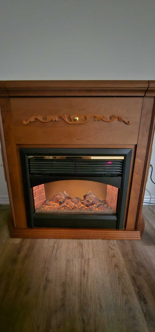 Electric Fireplace with Remote