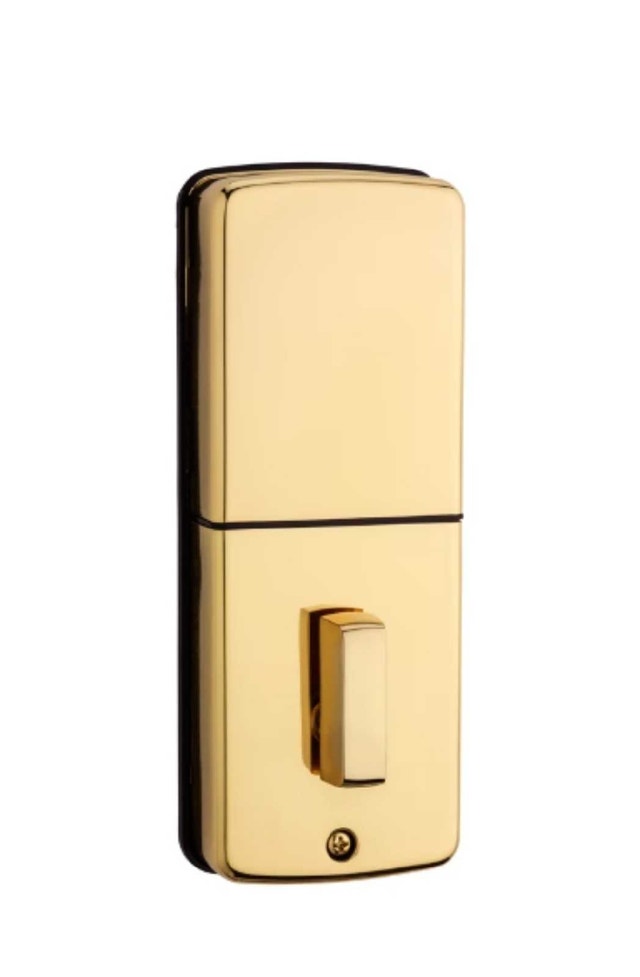 Weiser Powerbolt 2 Brass/ Gold Keyless Entry Door Lock - photo 4