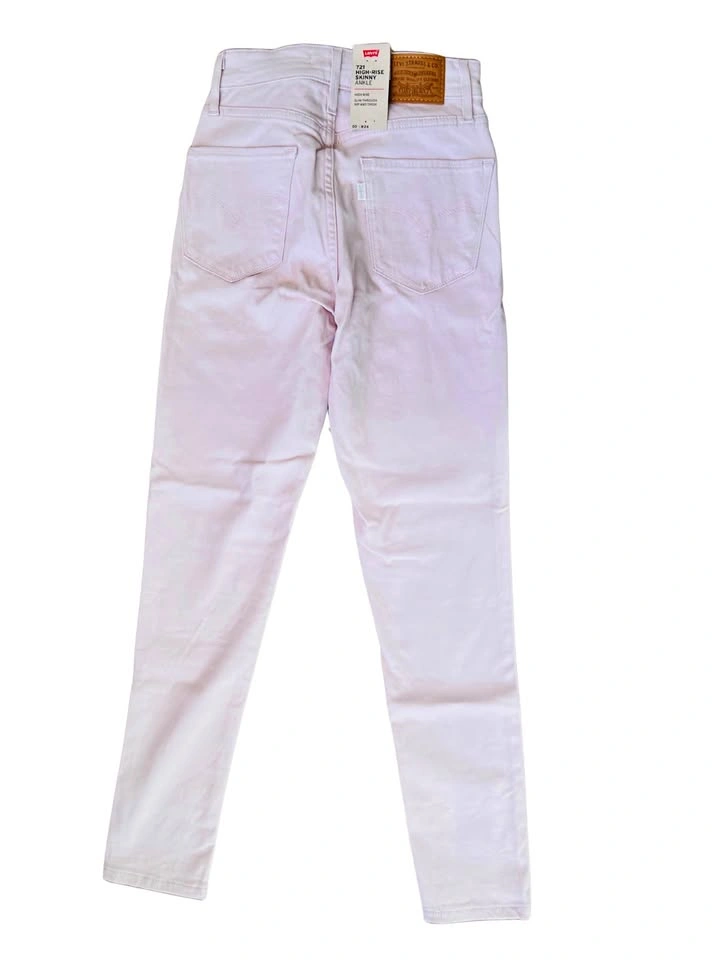 Levi's Sculpt 721 High Rise Skinny Jeans - XS - Pink