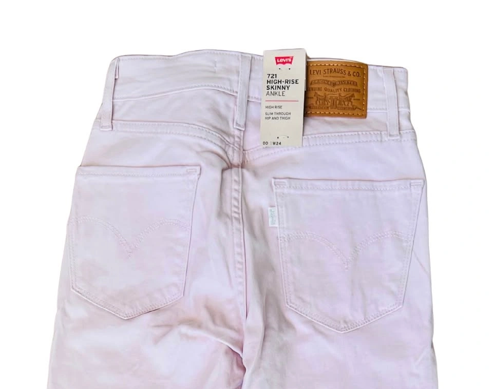Levi's Sculpt 721 High Rise Skinny Jeans - XS - Pink - photo 2