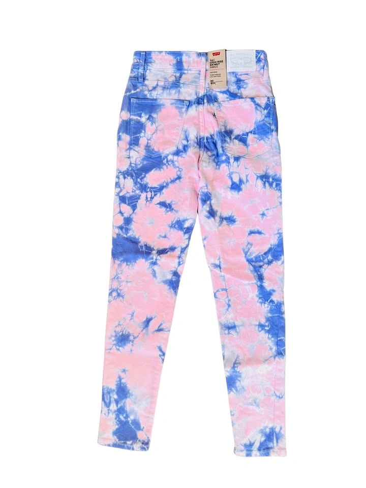 Levi's 711 High Rise Tie-Dye Jeans XS