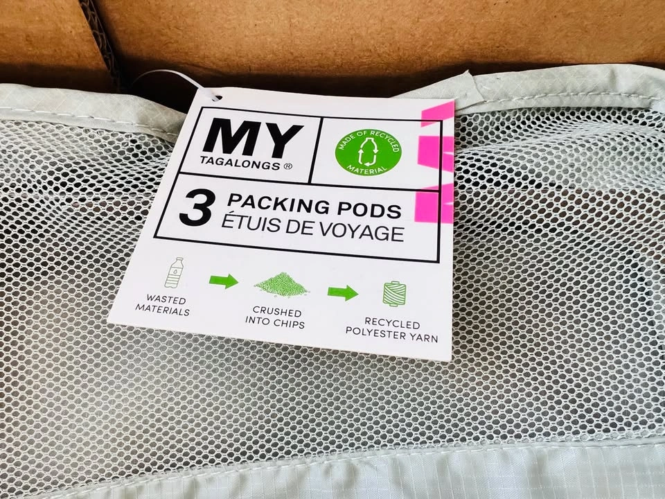 MY TAGALONGS SET OF 3 PACKING PODS MINT GREEN $20 NWT - photo 3
