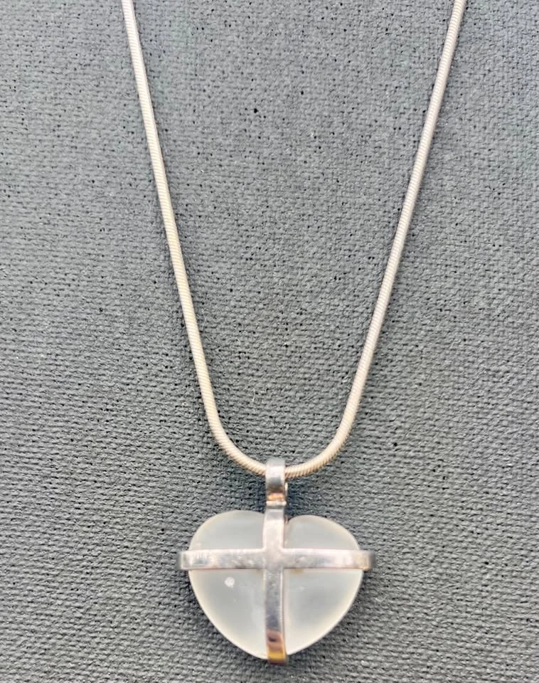 🤍 ESPRIT I 💜 U Heart Necklace - photo 2