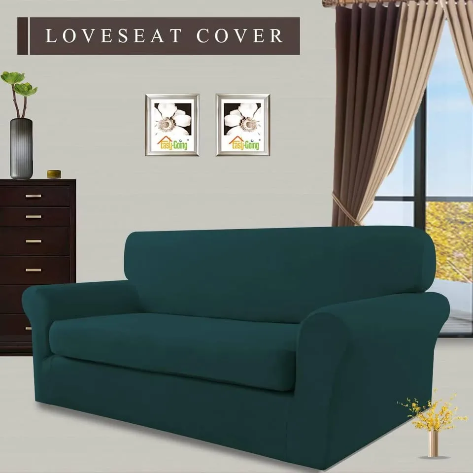 Easy-Going Stretch Loveseat Couch Cover image indicator(5)