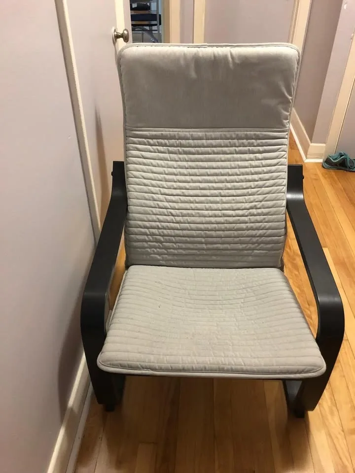 Ikea POÄNG Armchairs X 2 + matching Table image indicator(2)