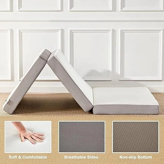 Spotless clean - trifold memory foam matress