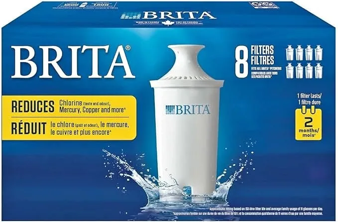 BRITA Replacement Filters Pack of 8 NEW_Moving sale