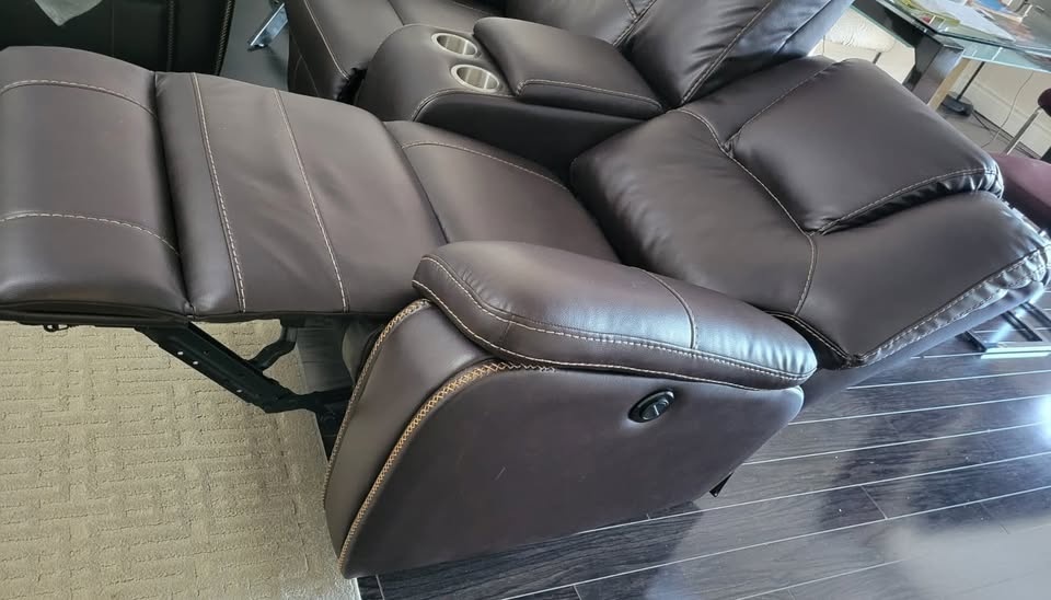 2-Seater Full Recliner Sofa with Cup Holders - photo 4