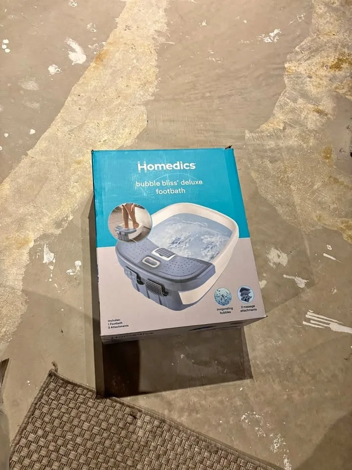 Electric Bubble foot bath