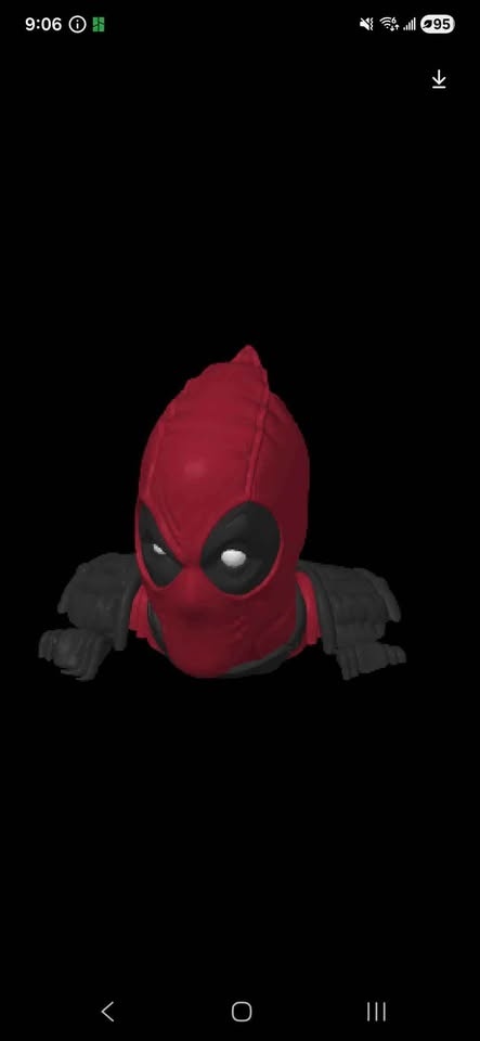 Deadpool headphone stand - photo 3