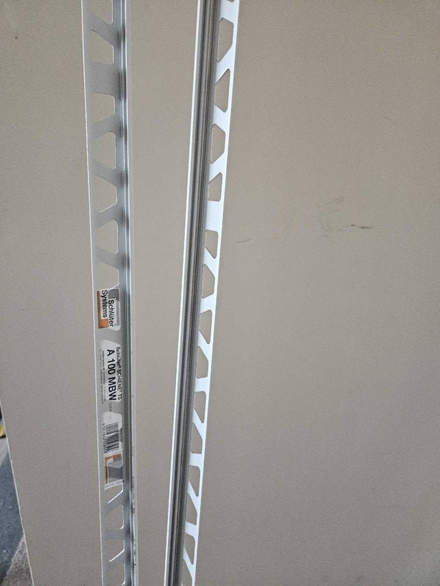 3/8 8 ft... tile edger - white